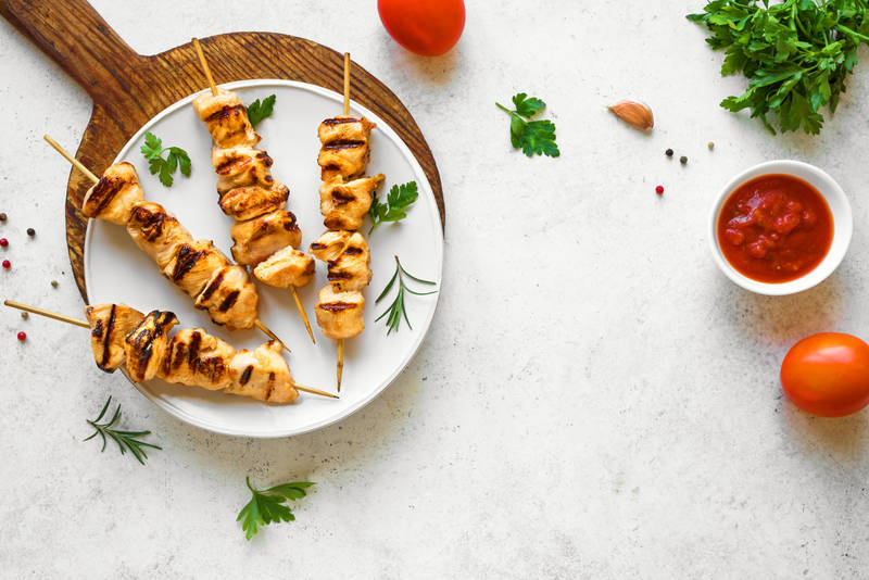 Chicken Teriyaki Kabobs