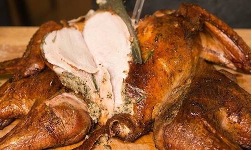 Roasted Citrus-Herb Spatchcocked Turkey