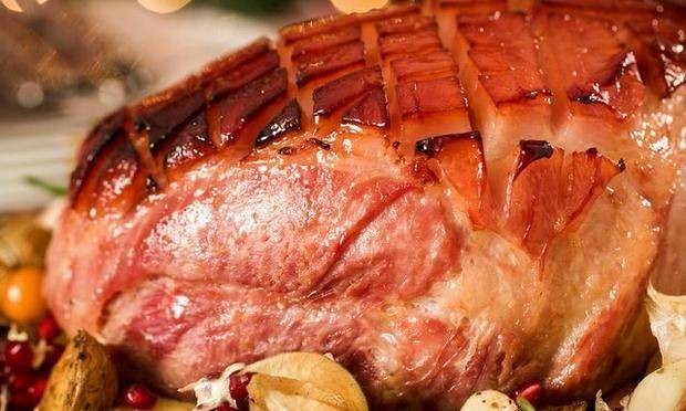 Cider Glazed Baked Holiday Ham - Fosseen's Home and Hearth
